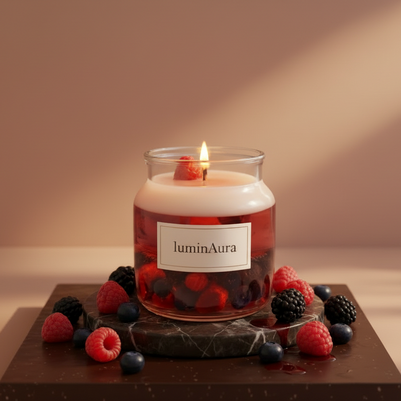 Berry Bliss Dessert Candle