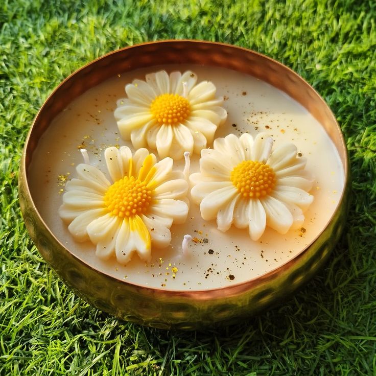 Lotus Hammered Gold Bowl