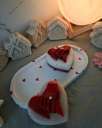 Handcrafted "Eternal Bond" Heart & Home Decorative Candle