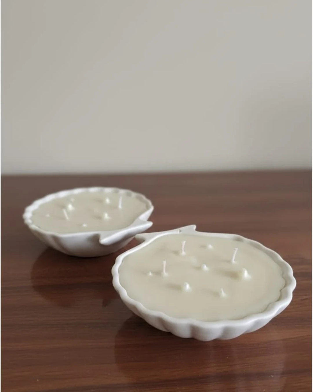 Shellstone Multi-Wick Ceramic Candle