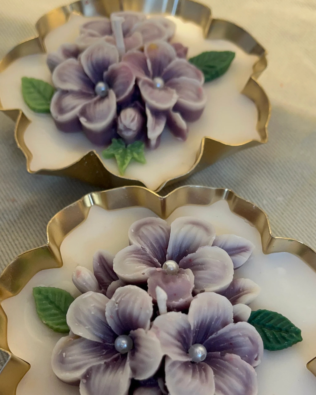 Handcrafted Floral Bouquet Soy Wax Candle - Urli