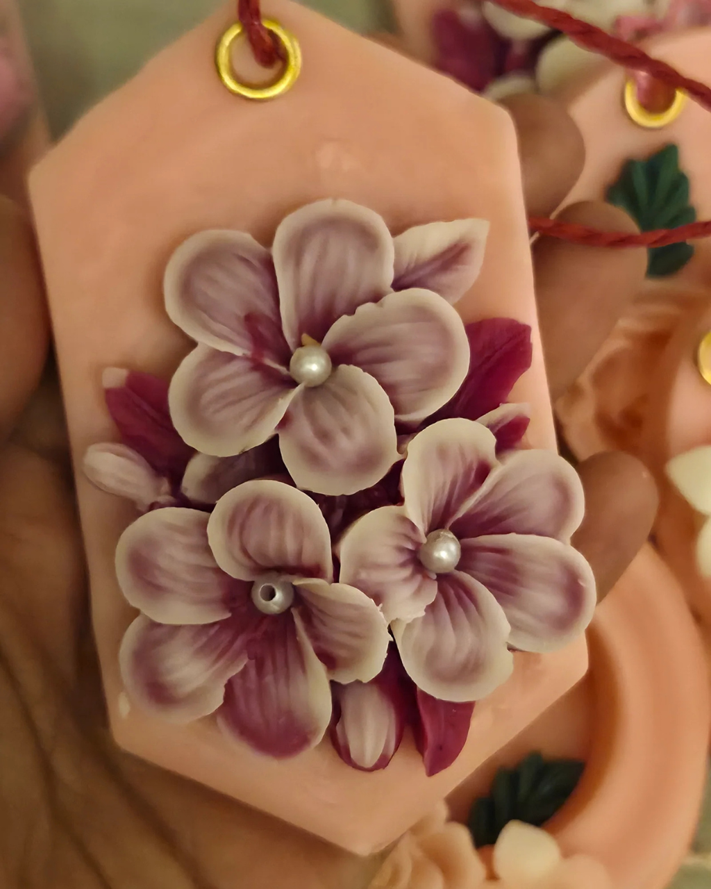 Handcrafted Floral Wax Sachet - Lavender & Rose Blush