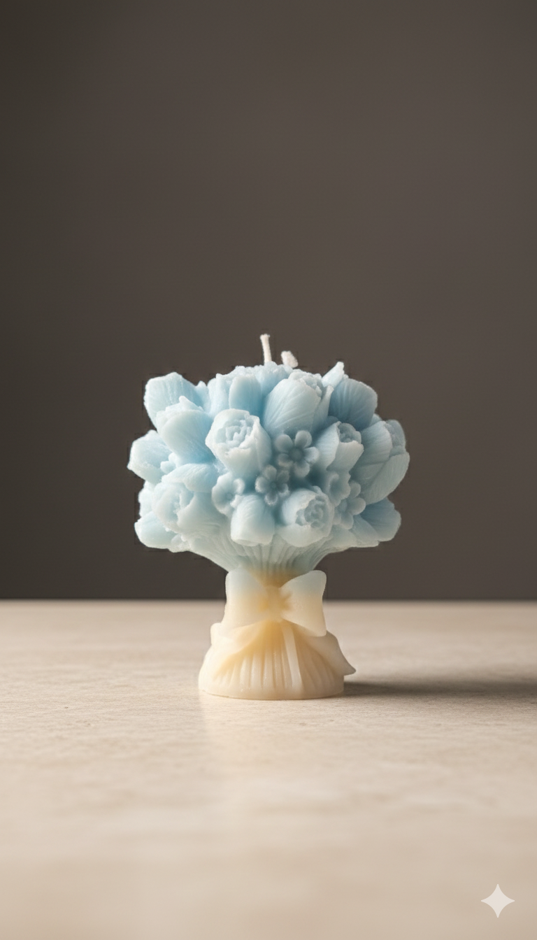 Luxury Decorative Rose & Tulip Soy Wax Candle