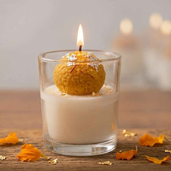 Utsav shot glass candles( Pack of happiness )