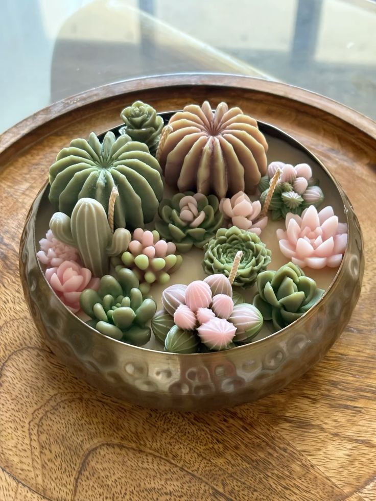 Lotus Hammered Gold Bowl