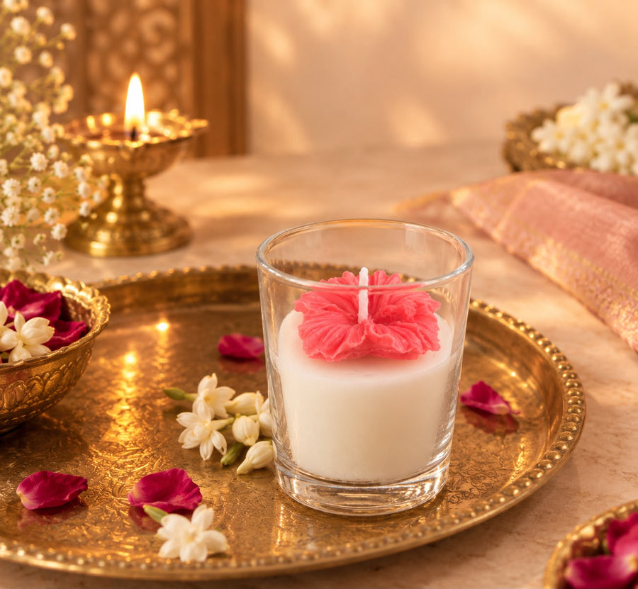 Utsav shot glass candles( Pack of happiness )