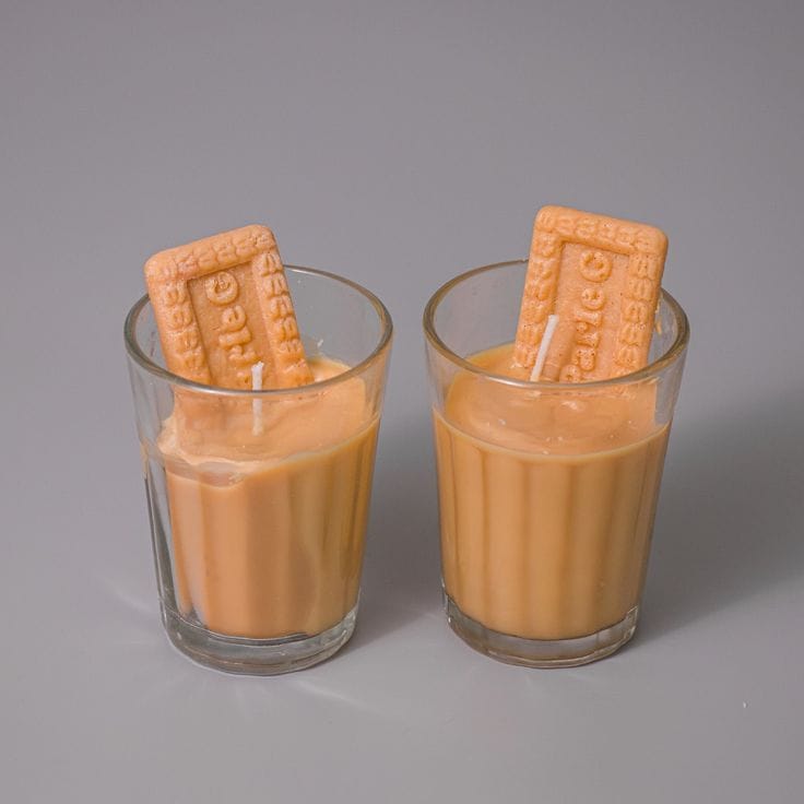 चाय Candle ( Set of 2 )