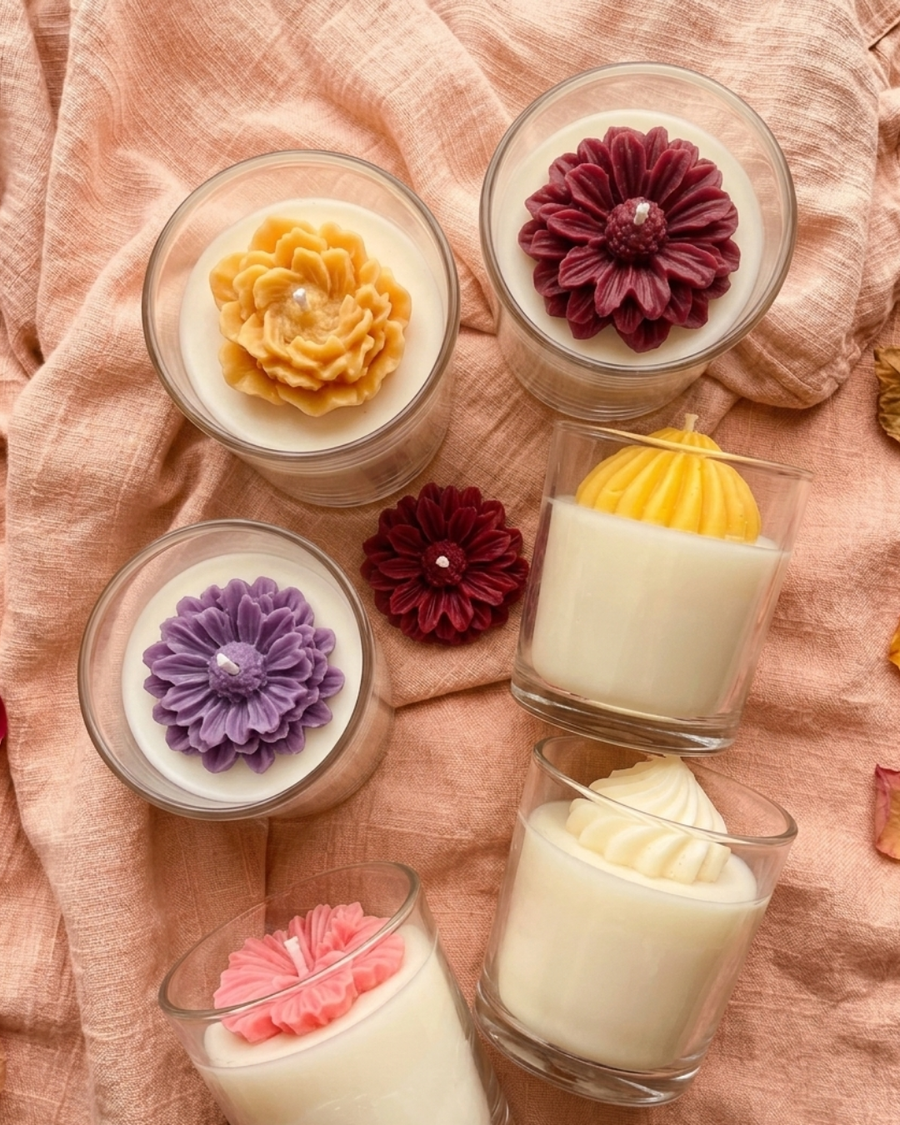 Utsav shot glass candles( Pack of happiness )